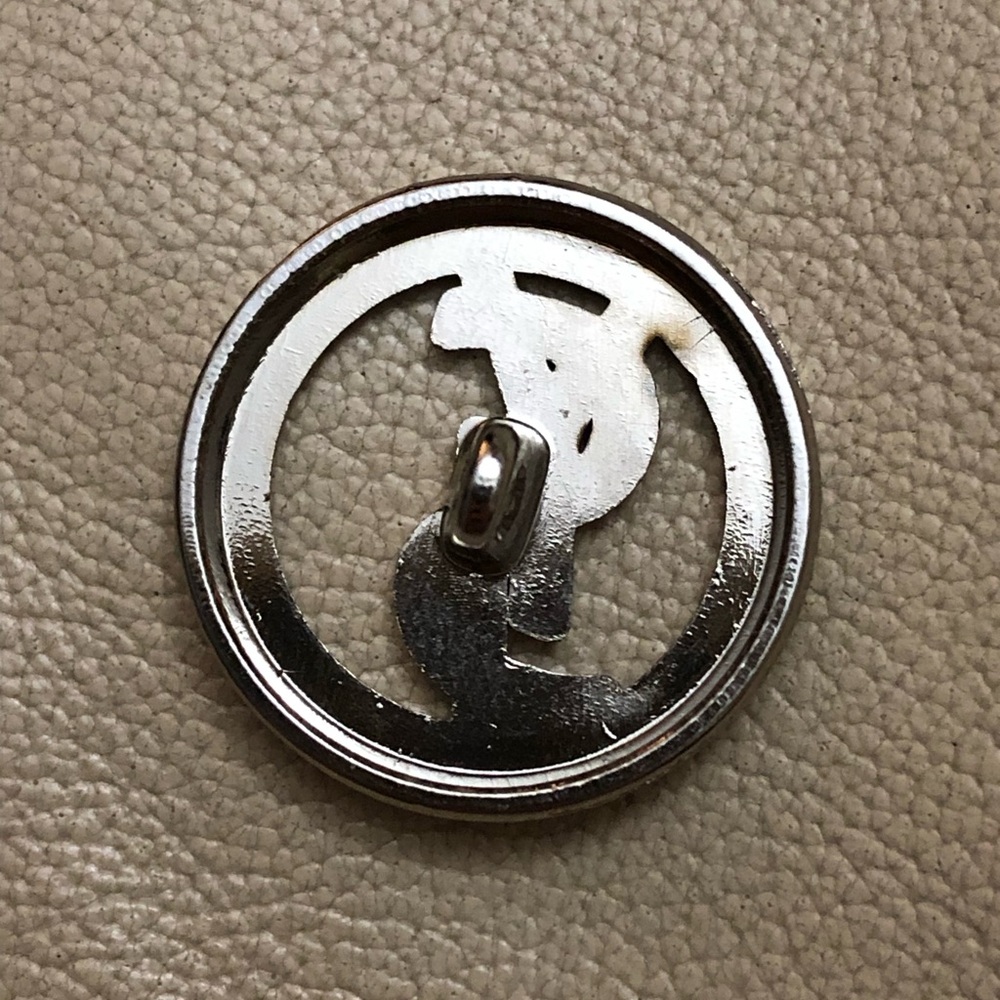 Authentic Ysl Silver Tone Button - image 2